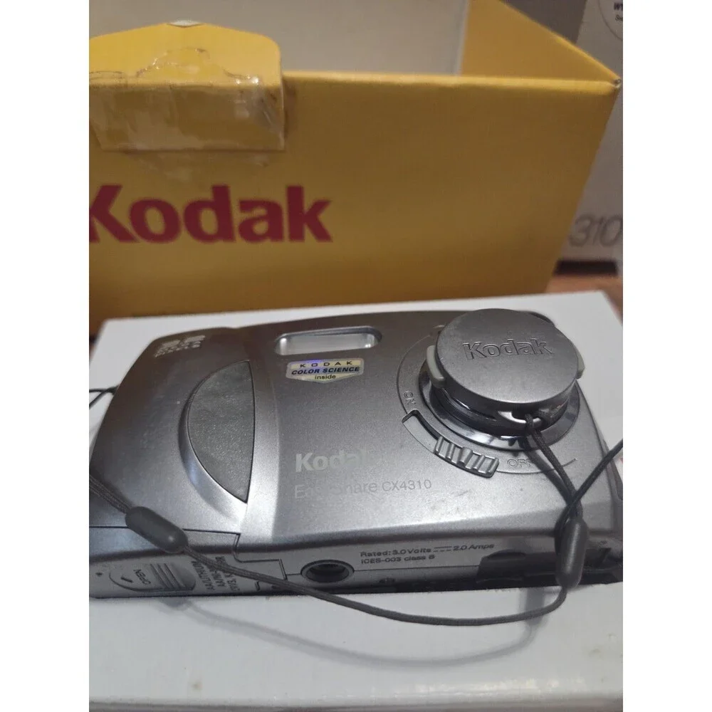 Kodak EasyShare CX4310 3.1MP Digital Camera COMPLETE In Box Tested Works Manuals